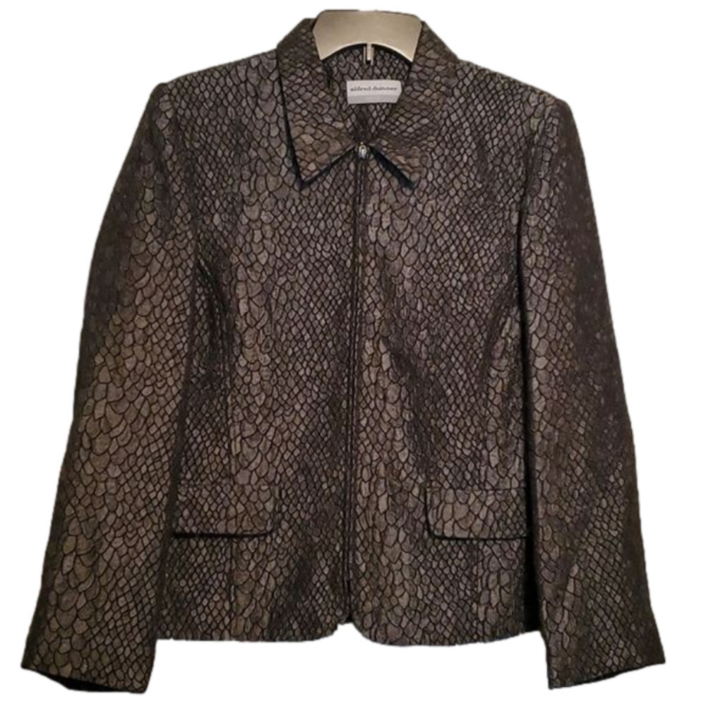 Alfred Dunner Petite Women's Zipper Front Jacket Size 10P